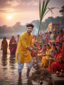 2025 New Chhath Puja Ai Photo Editing Prompts Google Gemini
