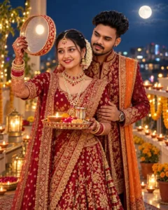 Couples Karwa Chauth Ai Photo Editing Prompts
