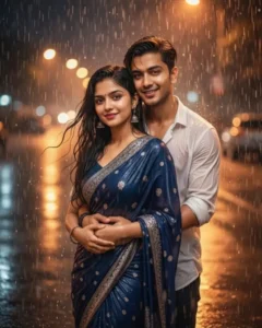 Google Gemini Couple Rain Ai Photo Editing Prompts