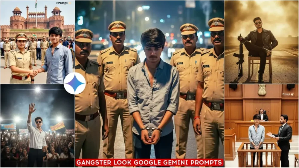 Google Gemini Gangster Look Ai Photo Editing Prompts 2025