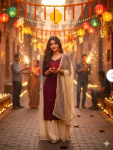 Google Gemini Girls Diwali Ai Photo Editing Prompts