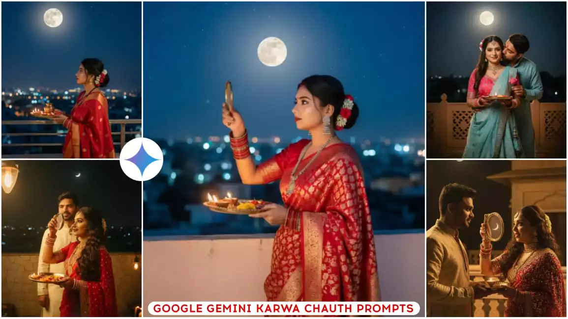 Google Gemini Karwa Chauth Ai Photo Editing Prompts Free