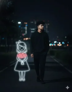 Google Gemini Outline Girl Trending Ai Photo Editing Prompts 2025