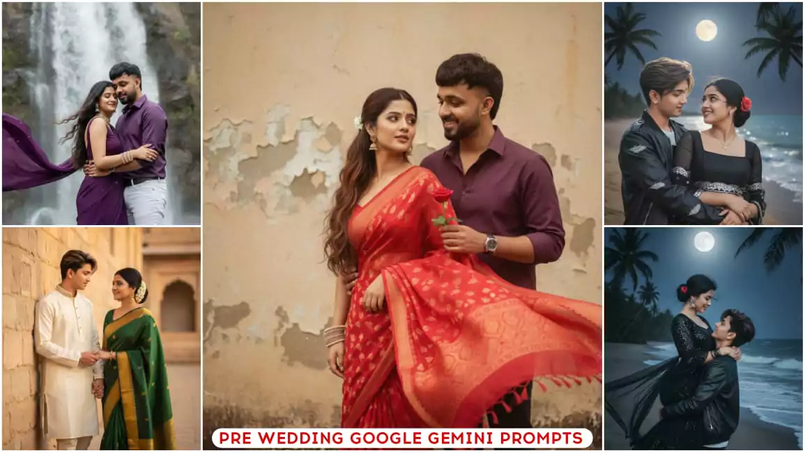 Google Gemini Pre Weeding Ai Photo Editing Prompt 2025