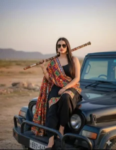 Google Gemini Retro Indian Girl Ai Photo Editing Prompts Real Face