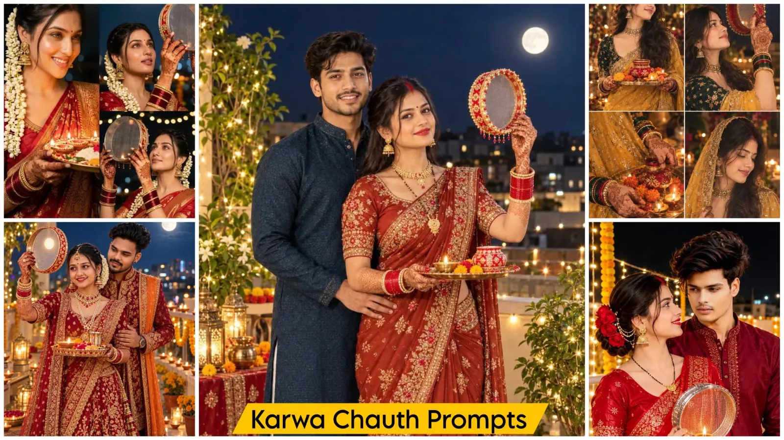 Karwa Chauth Ai Photo Editing Prompts ChatGpt