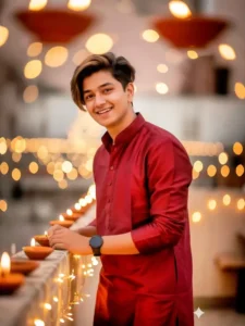 Trending Google Gemini Diwali Ai Photo Editing Prompt Boys Only