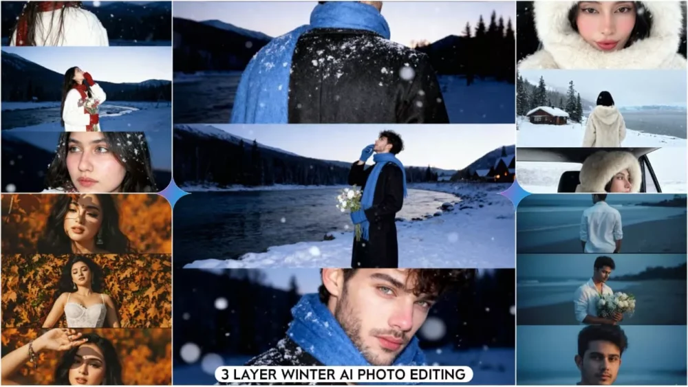 3 Layer Winter Ai Photo Editing Prompts Google Gemini