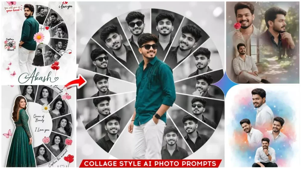 Collage Style Ai Photo Editing Prompts Google Gemini