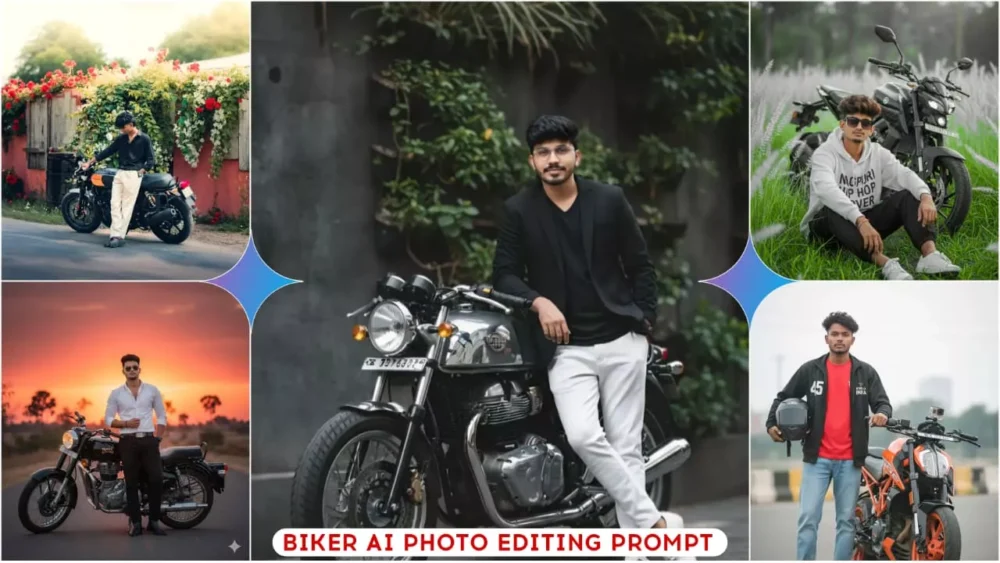 Google Gemini Biker Ai Photo Editing Prompts