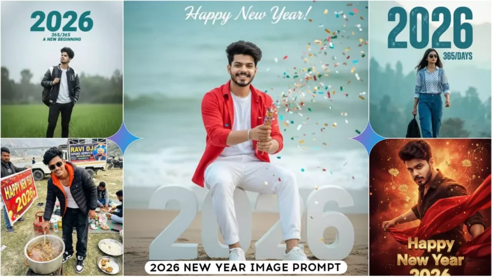 Google Gemini Happy New Year 2026 Ai Photo Editing Prompts