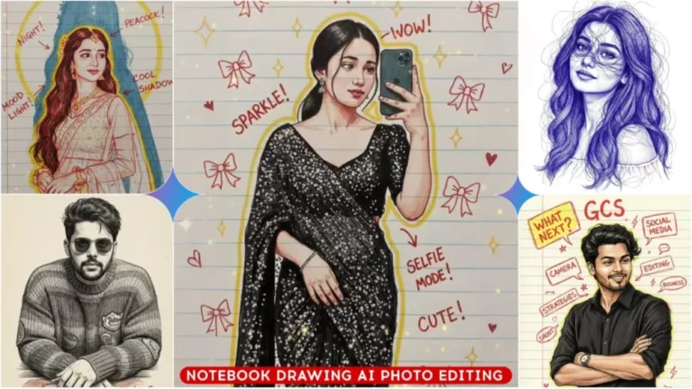 Google Gemini Viral Notebook Drawing Ai Photo Editing Prompts