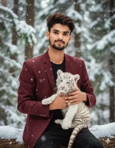 Google Gemini Winter Seasion Ai Photo Editing Prompts Free real face