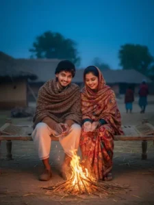 Winter Season Couples Ai Photo Editing Prompts Gemini