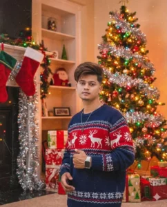 Boys Christmas Ai Photo Editing Prompts 2025