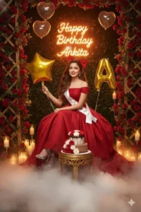 Girls Birthday Ai Photo Editing Prompts With Real Face