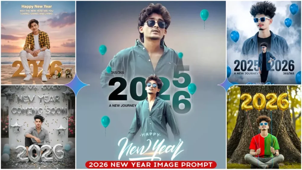 Google Gemini Happy New Year 2026 Ai Photo Prompts