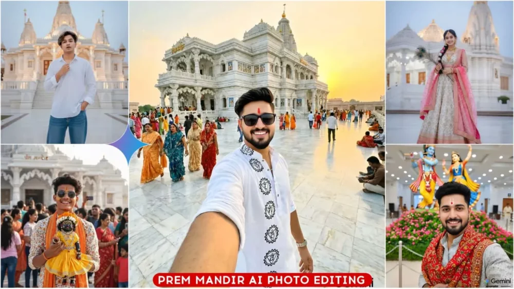 Google Gemini Prem Mandir Ai Photo Editing Prompt