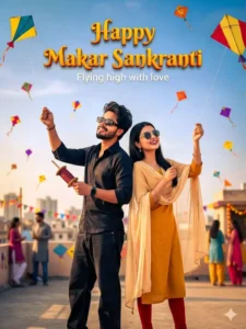 Happy Makar Sankranti Ai Photo Editing Prompts For Couples