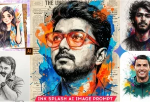 Ink splash painting ai photo editing 2026 Google gemini