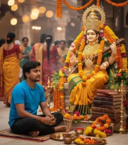 New Trend Sarswati Puja Ai Photo Editing Prompts