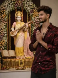 Realistic Sarswati Puja Ai Photo Editing Prompts 2026