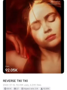 Tiki Tiki Capcut Template Link Trend