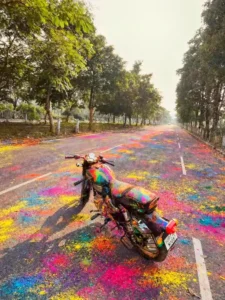 Bike Holi Ai Photo Editing Prompt