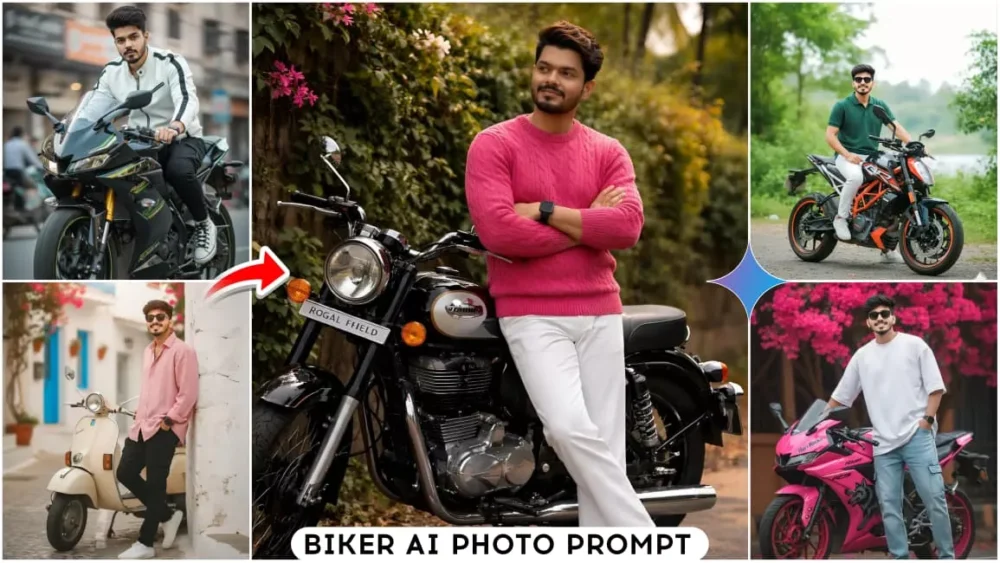 Biker Ai Photo Prompts 2026 Gemini