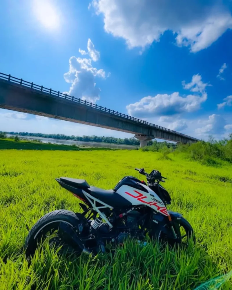 Biker Ai photo Editing Prompt Background]