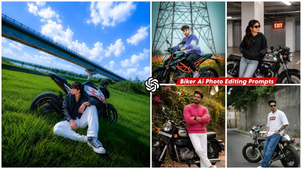 Biker Ai photo Editing Prompt chatgpt