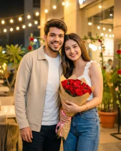 Couple Rose Day Ai Photo Editing Prompts