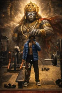 Hanuman Ji Gym Ai Photo Prompt Gemini