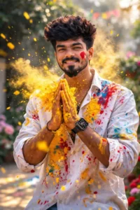 Happy Holi Ai Photo Editing Prompts For Boys