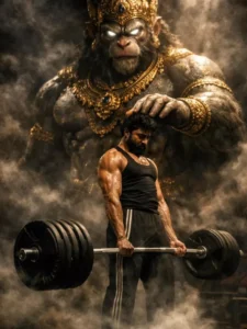 Trending Hanuman Ji Gym Ai Photo Prompt