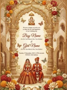 10+ Wedding Card Ai photo Editing Prompt