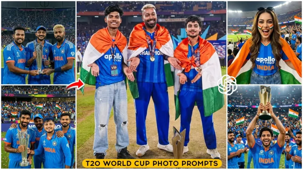Chatgpt T20 World Cup Ai photo Editing Prompts 2026