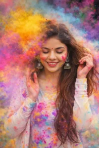 Google Gemini Holi Girls Ai Photo Editing Prompts