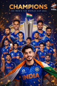 T20 World Cup Ai photo Editing Prompts Poster