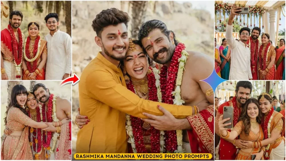 Vijay Deverakonda and Rashmika Mandanna Ai Photo Prompt