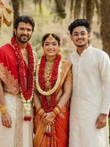 Vijay Deverakonda and Rashmika Mandanna Wedding Ai Photo Prompt