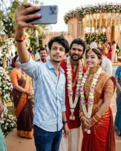 Viral Vijay Deverakonda and Rashmika Mandanna Wedding Ai Photo Prompt