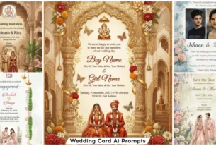 Wedding Card Ai photo Editing Prompt