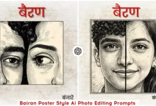 Bairan Stle Poster Ai photo Editing Prompt