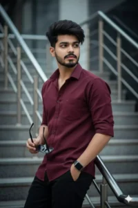 Boys Natural Ai Photo Editing Prompt With Real Face