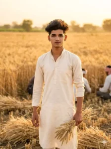 Farmer Gehu Katai Ai Photo Editing Prompt