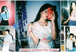 Instagram Cinematic Flash Filter AI Photo Editing Prompt (Viral Trend)