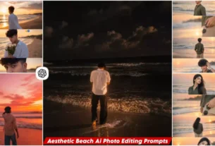 Aesthetic Beach Ai photo Editing Prompt