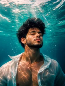 Boys Viral Underwater Ai photo Editing Prompts