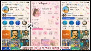 Instagram Profile Crayon Drawing AI Editing Prompts